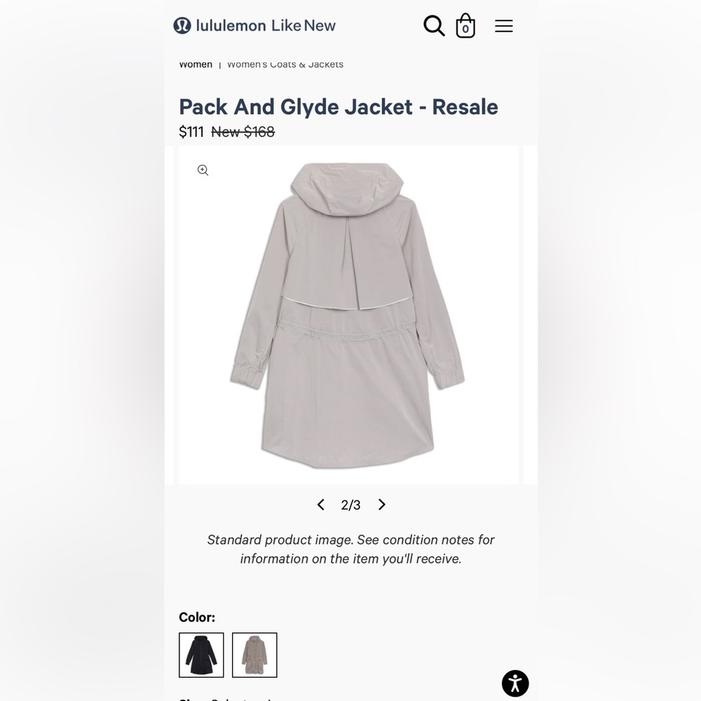 Lululemon rain jacket - Picture 2 of 2